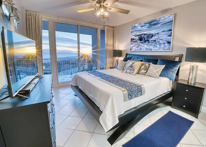 Holiday home Gulf-front W Gorgeous Views Balcony & Shared Pools Hot Tubs & Gym Gulf Shores