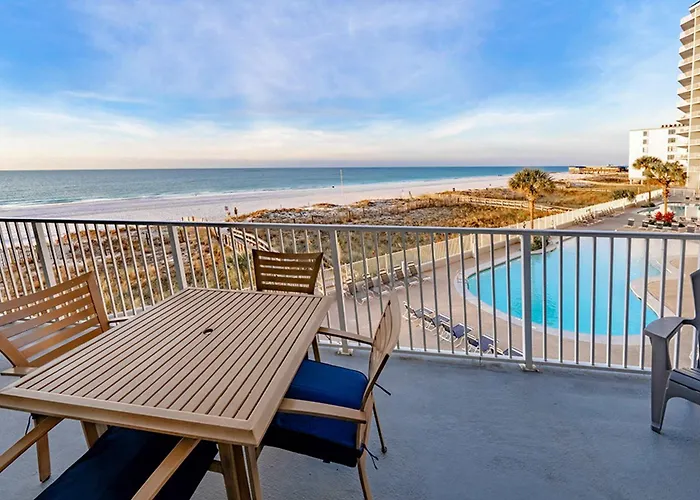 Gulf-front W Gorgeous Views Balcony & Shared Pools Hot Tubs & Gym Gulf Shores